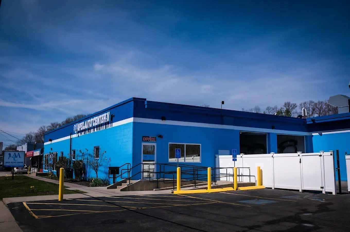 Apex Auto Center – Framingham Auto Body Shop exterior Apex Auto Center - Framingham Auto Body Shop exterior